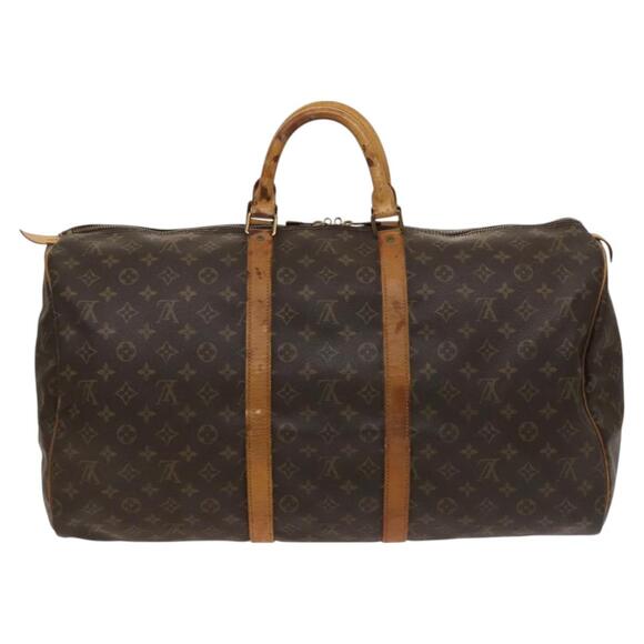 LOUIS VUITTON Monogram Keepall 55 Boston Bag M41424 - Picture 3 of 16